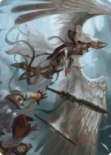 Image for Angelic Quartermaster Art Card (5) (Art Series: Innistrad: Crimson Vow) - Magic: The Gathering