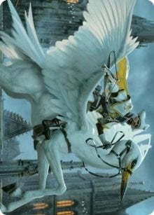 Image for Gryff Rider Art Card (10) (Art Series: Innistrad: Crimson Vow) - Magic: The Gathering