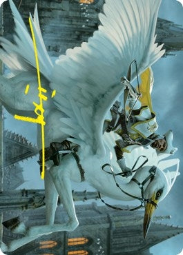 Image for Gryff Rider Art Card (Gold-Stamped Signature) (10) (Art Series: Innistrad: Crimson Vow) - Magic: The Gathering