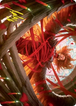 Image for Sigarda's Imprisonment Art Card (Gold-Stamped Signature) (16) (Art Series: Innistrad: Crimson Vow) - Magic: The Gathering