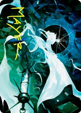 Image for Thirst for Discovery Art Card (Gold-Stamped Signature) (25) (Art Series: Innistrad: Crimson Vow) - Magic: The Gathering