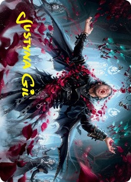 Image for Bloodsoaked Reveler Art Card (Gold-Stamped Signature) (29) (Art Series: Innistrad: Crimson Vow) - Magic: The Gathering