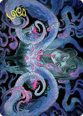 Image for Demonic Bargain Art Card (Gold-Stamped Signature) (30) (Art Series: Innistrad: Crimson Vow) - Magic: The Gathering