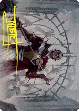 Image for Cemetery Gatekeeper Art Card (Gold-Stamped Signature) (39) (Art Series: Innistrad: Crimson Vow) - Magic: The Gathering