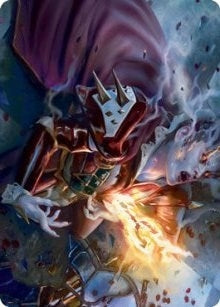 Image for Flame-Blessed Bolt Art Card (44) (Art Series: Innistrad: Crimson Vow) - Magic: The Gathering