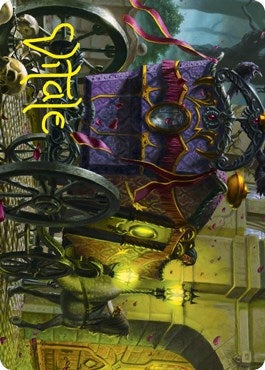 Image for Honeymoon Hearse Art Card (Gold-Stamped Signature) (45) (Art Series: Innistrad: Crimson Vow) - Magic: The Gathering