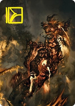 Image for Pyre Spawn Art Card (Gold-Stamped Signature) (48) (Art Series: Innistrad: Crimson Vow) - Magic: The Gathering