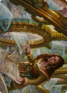 Image for Cartographer's Survey Art Card (51) (Art Series: Innistrad: Crimson Vow) - Magic: The Gathering