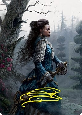 Image for Mina Harker Art Card (Gold-Stamped Signature) (70) (Art Series: Innistrad: Crimson Vow) - Magic: The Gathering
