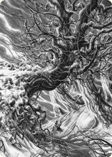 Image for Forest Art Card (81) (Art Series: Innistrad: Crimson Vow) - Magic: The Gathering