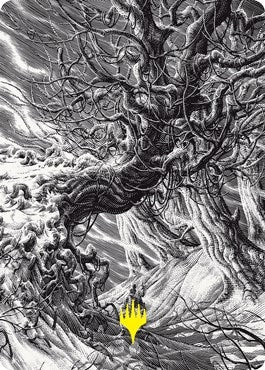 Image for Forest Art Card (Gold-Stamped) (81) (Art Series: Innistrad: Crimson Vow) - Magic: The Gathering