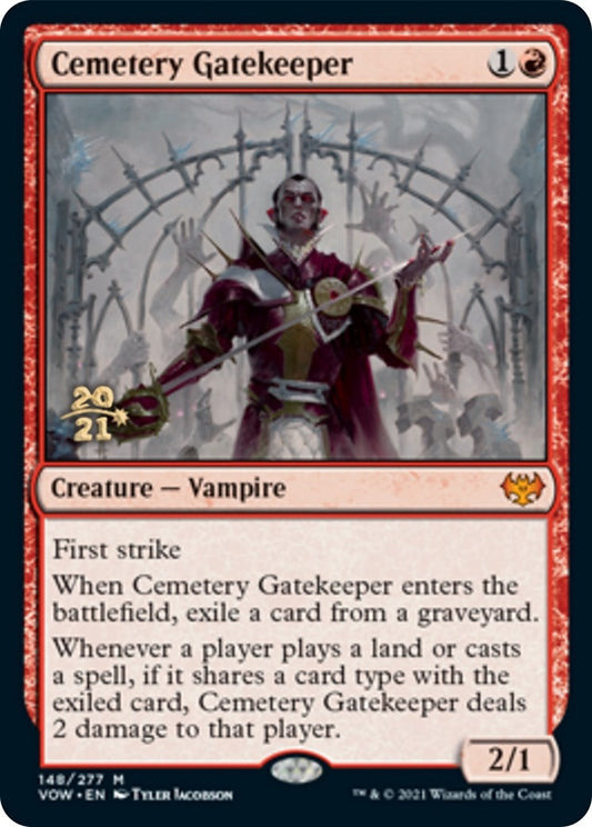 Image for Cemetery Gatekeeper (148) (Prerelease Cards) - Magic: The Gathering