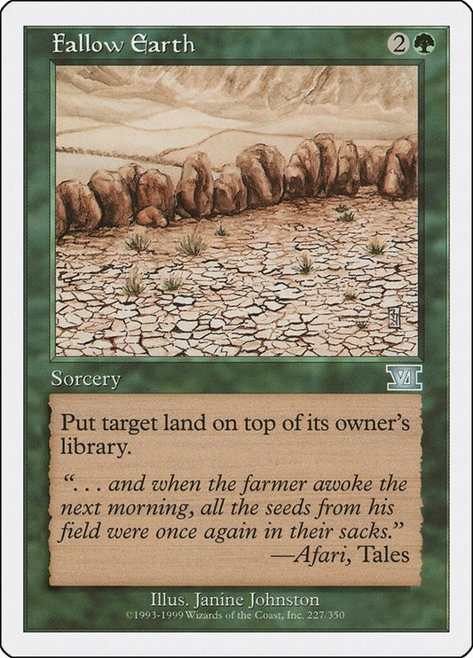 Image for Fallow Earth (227) (Classic Sixth Edition) - Magic: The Gathering