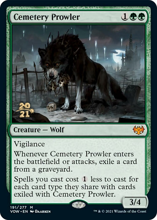 Image for Cemetery Prowler (191) (Prerelease Cards) - Magic: The Gathering