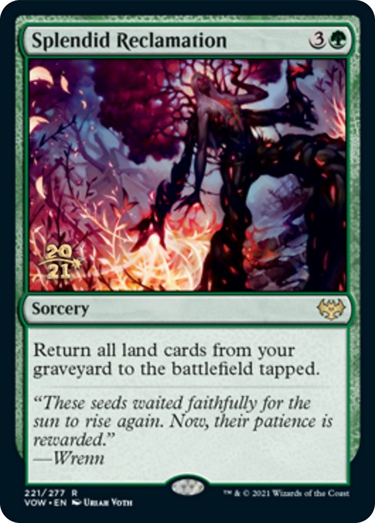 Image for Splendid Reclamation (VOW) (221) (Prerelease Cards) - Magic: The Gathering