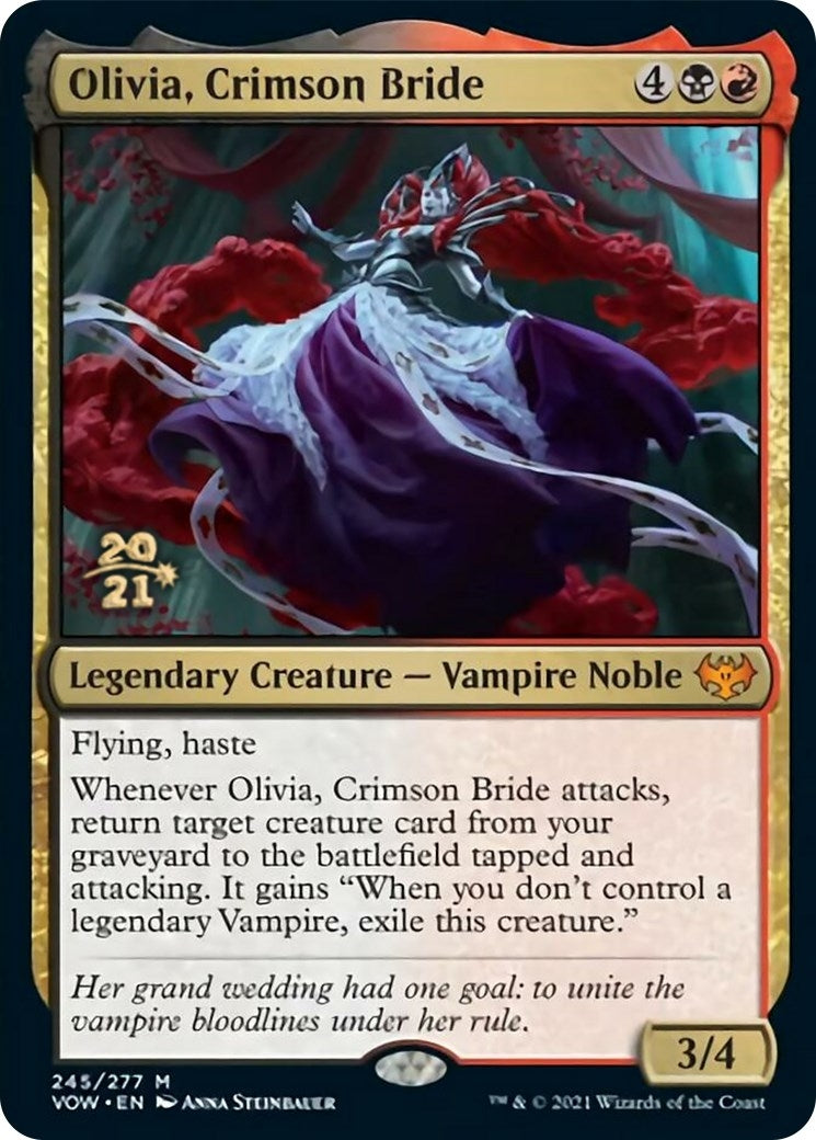 Image for Olivia, Crimson Bride (245) (Prerelease Cards) - Magic: The Gathering