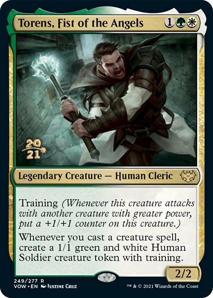 Image for Torens, Fist of the Angels (249) (Prerelease Cards) - Magic: The Gathering
