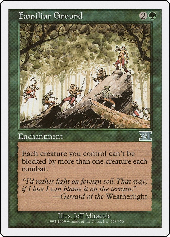 Image for Familiar Ground (228) (Classic Sixth Edition) - Magic: The Gathering