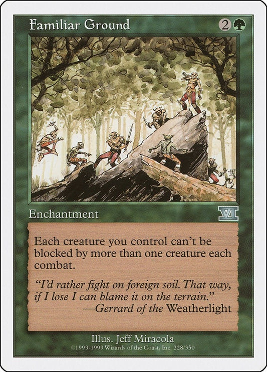 Image for Familiar Ground (228) (Classic Sixth Edition) - Magic: The Gathering