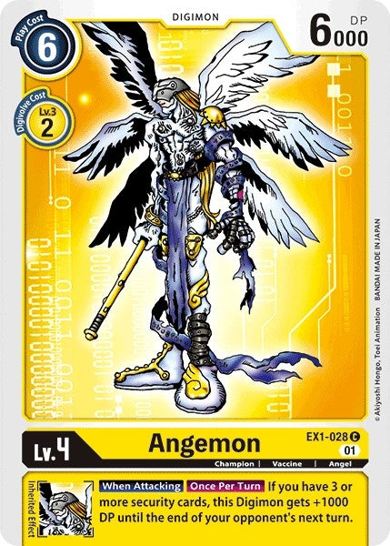 Image for Angemon (EX1-028 C) (Classic Collection) - Digimon Card Game
