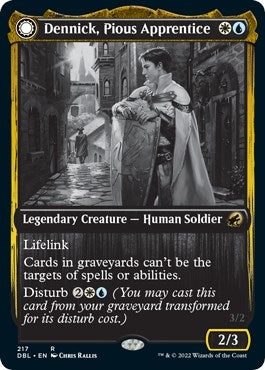 Image for Dennick, Pious Apprentice (217) (Innistrad: Double Feature) - Magic: The Gathering