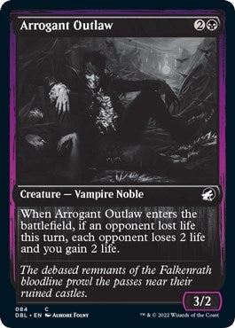Image for Arrogant Outlaw (84) (Innistrad: Double Feature) - Magic: The Gathering