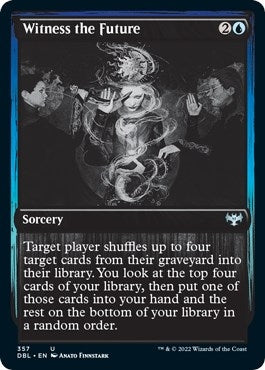 Image for Witness the Future (357) (Innistrad: Double Feature) - Magic: The Gathering