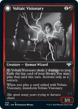 Image for Voltaic Visionary (450) (Innistrad: Double Feature) - Magic: The Gathering