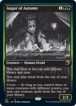 Image for Augur of Autumn (168) (Innistrad: Double Feature) - Magic: The Gathering