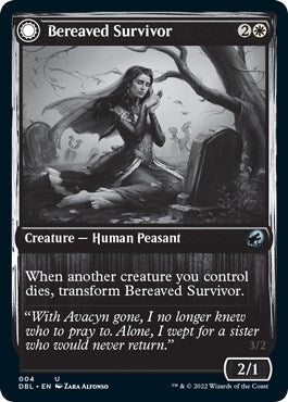 Image for Bereaved Survivor (4) (Innistrad: Double Feature) - Magic: The Gathering