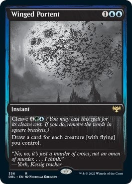 Image for Winged Portent (356) (Innistrad: Double Feature) - Magic: The Gathering
