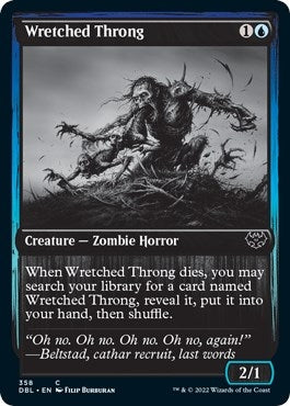 Image for Wretched Throng (358) (Innistrad: Double Feature) - Magic: The Gathering