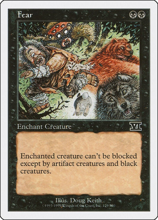 Image for Fear (129) (Classic Sixth Edition) - Magic: The Gathering