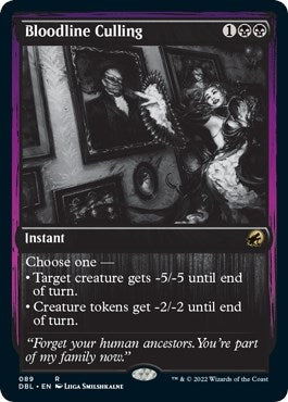Image for Bloodline Culling (89) (Innistrad: Double Feature) - Magic: The Gathering