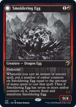 Image for Smoldering Egg (159) (Innistrad: Double Feature) - Magic: The Gathering