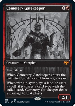 Image for Cemetery Gatekeeper (415) (Innistrad: Double Feature) - Magic: The Gathering