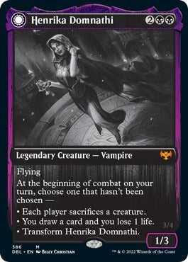 Image for Henrika Domnathi (386) (Innistrad: Double Feature) - Magic: The Gathering