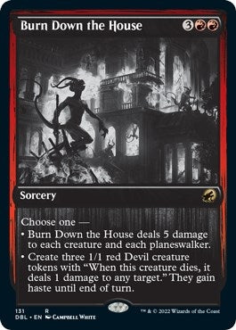 Image for Burn Down the House (131) (Innistrad: Double Feature) - Magic: The Gathering