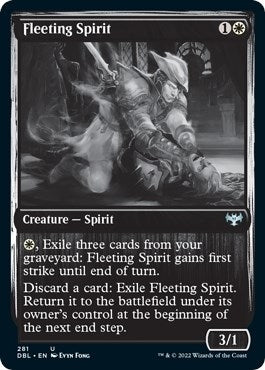 Image for Fleeting Spirit (281) (Innistrad: Double Feature) - Magic: The Gathering