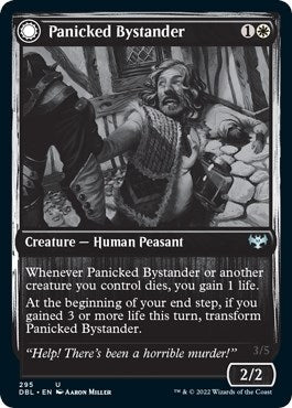 Image for Panicked Bystander (295) (Innistrad: Double Feature) - Magic: The Gathering