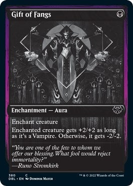 Image for Gift of Fangs (380) (Innistrad: Double Feature) - Magic: The Gathering