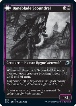 Image for Baneblade Scoundrel (85) (Innistrad: Double Feature) - Magic: The Gathering