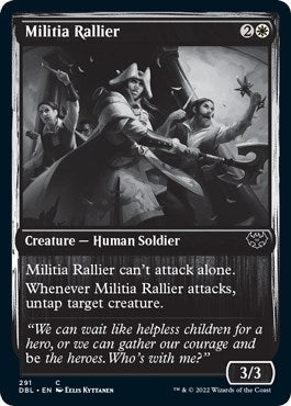 Image for Militia Rallier (291) (Innistrad: Double Feature) - Magic: The Gathering