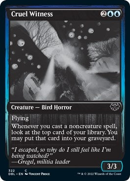 Image for Cruel Witness (322) (Innistrad: Double Feature) - Magic: The Gathering