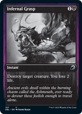 Image for Infernal Grasp (107) (Innistrad: Double Feature) - Magic: The Gathering