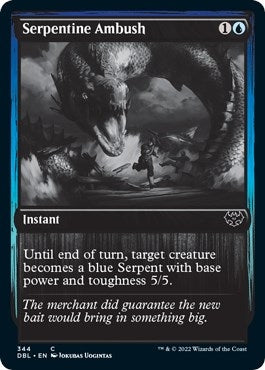Image for Serpentine Ambush (344) (Innistrad: Double Feature) - Magic: The Gathering