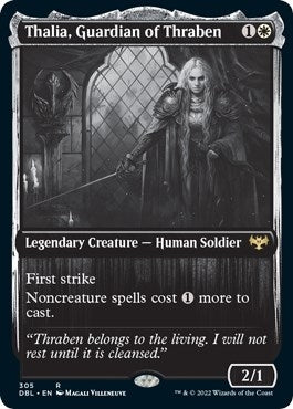 Image for Thalia, Guardian of Thraben (305) (Innistrad: Double Feature) - Magic: The Gathering