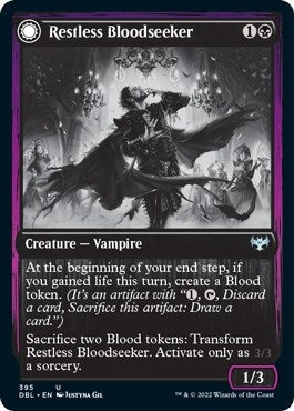 Image for Restless Bloodseeker (395) (Innistrad: Double Feature) - Magic: The Gathering