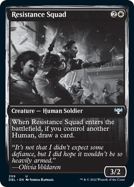 Image for Resistance Squad (299) (Innistrad: Double Feature) - Magic: The Gathering