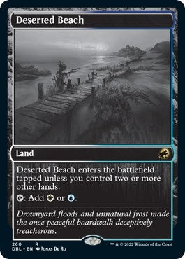 Image for Deserted Beach (260) (Innistrad: Double Feature) - Magic: The Gathering